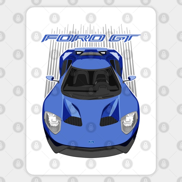 Ford GT-blue Sticker by V8social